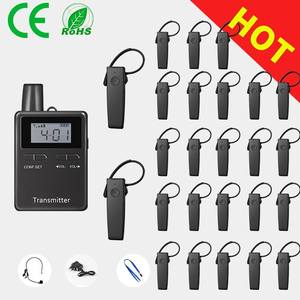 ตัวรับสัญญาณ RC2468หูแบบตะขอเกี่ยวหูแบบยาวตัวรับสัญญาณเสียงทางเดียวสำหรับการเดินทางพิพิธภัณฑ์เยี่ยมชมการประชุมการประชุม - Product Image 2