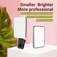 Portable Smart LED Lumière de Remplissage Selfie Vidéo Conférence Lampe Remplir Lumière Caractéristique Maquillage Téléphone Portable Photographique Travail Caméra Vidéo