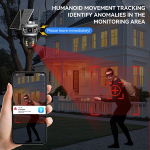 V380Pro Solar 4K 4G Sim 8MP Dual Lens <b>Wireless</b> WiFi Surveillance <b>Cameras</b> PIR Detect Outdoor PTZ <b>Wireless</b> Network Camera Security - Product Image 6