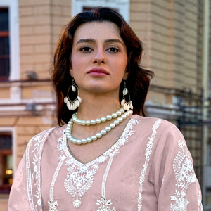 Luxury Shalwar Kameez <b>for</b> Parties <b>Eid</b> with Stunning Organza Embroidery Quick Dry Unstitched Indian & <b>Pakistani</b> Clothing - Product Image 1