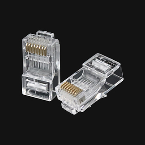 Connettore Modulare <span class=keywords><strong>RJ45</strong></span> PUXIN CAT5 CAT6 UTP Non Schermato per Cavo Ethernet 8P8C Pass-through per Uso Domestico e Ufficio - Product Image 2