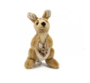 Kangaroo stuffed toy doll country Boby boy girl birthday gift Light brown