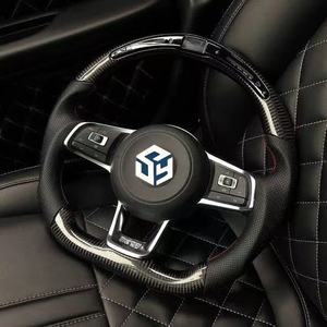 Volant en fibre de carbone pour Volkswagen Polo gti Scirocco GTS GTE GLI R-Line <span class=keywords><strong>Golf</strong></span> 6 Mk4 Mk5 Mk7 <span class=keywords><strong>GTD</strong></span> CC Polo jetta passat - Product Image 3