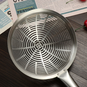 Écumoire en acier inoxydable de haute qualité <span class=keywords><strong>pour</strong></span> la cuisine, la friture, la louche, les ustensiles de cuisine, la cuillère écumoire <span class=keywords><strong>pour</strong></span> la fondue et la friture - Product Image 2