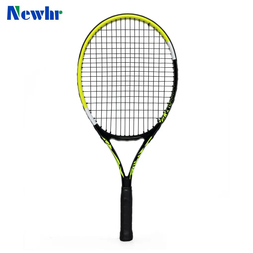 China Manufacturer Customizable Logo Aluminium Alloy Multi-Color Black Orange Yellow Tennis Racket