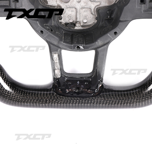 Volante Sportivo Completo in Fibra di Carbonio TXCP per <span class=keywords><strong>Volkswagen</strong></span> MK7 Golf 6 MK6 MK5 Polo CC Golf 7 R Passat-R-Line Upgrade - Product Image 6