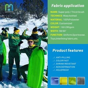 <span class=keywords><strong>Keqiao</strong></span> Thể Thao Vải Dệt May Thị Trường 210gsm Tricot Đan Theo Dõi Phù Hợp Với Siêu Poly Tracksuit Vải Cho Phụ Nữ Đào Tạo Mặc - Product Image 2