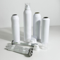 OEM ODM Haute Qualité Prix Usine Bouteilles Aérosol Vides Rechargeables en Aluminium à Pompe pour Mousse de Rasage et Soins de la Peau