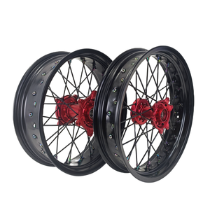 Juego de Ruedas KYZ CNC de Aleación Anodizada de 17 Pulgadas, Certificado por DOT, para <span class=keywords><strong>Honda</strong></span> CRF250R CRF450R Enduro MX Racing Pro Kit - Product Image 2
