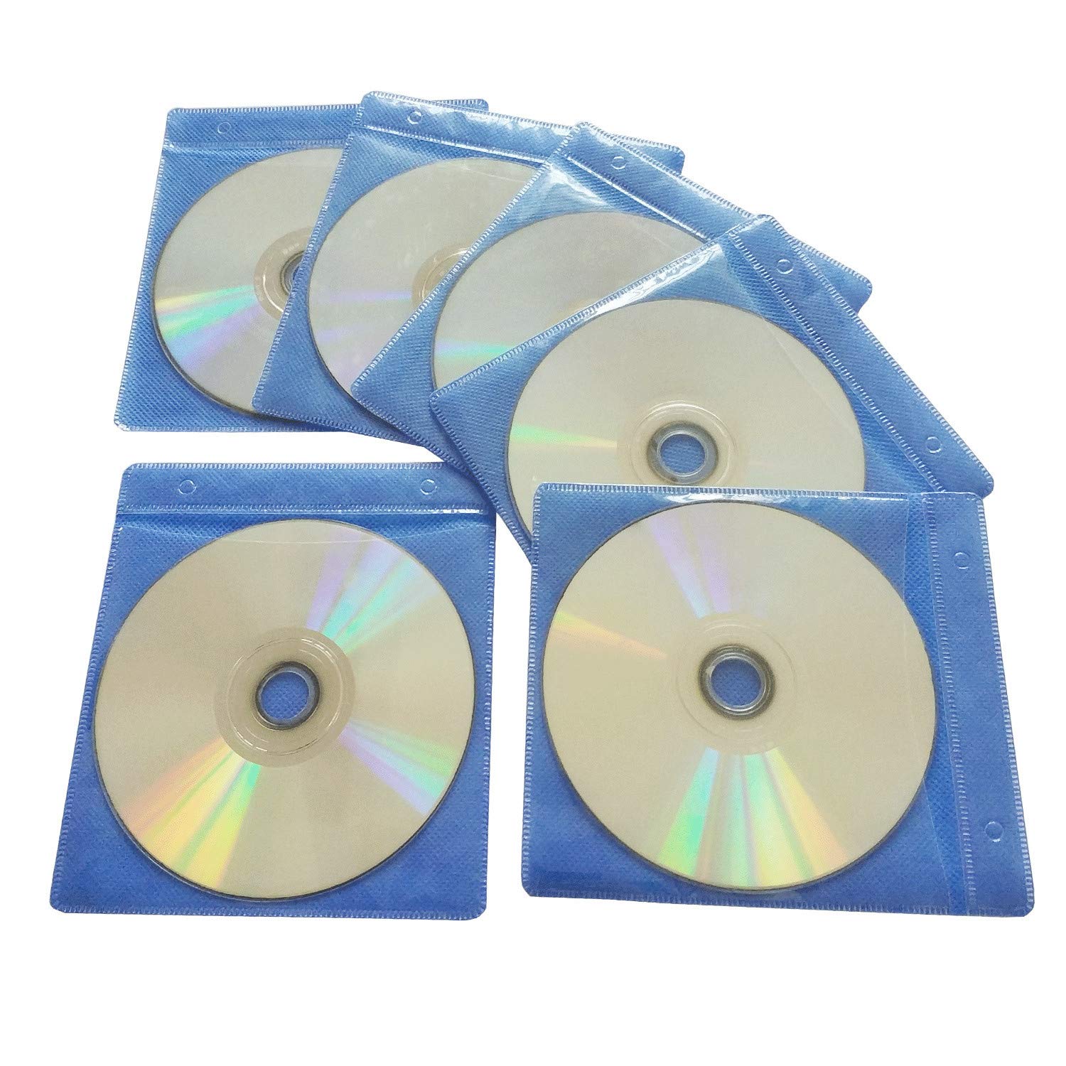 Pp Materiaal Cd/Dvd/Bluray Mouwen Dubbelzijdig Navulling Plastic Hoes Voor Cd En Dvd Opslag Bindmiddelen