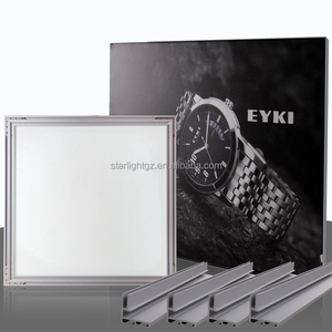 Caja <span class=keywords><strong>de</strong></span> luz LED colgante interior <span class=keywords><strong>de</strong></span> un solo <span class=keywords><strong>lado</strong></span> perfil <span class=keywords><strong>de</strong></span> aluminio cuadrado con exhibición <span class=keywords><strong>de</strong></span> póster <span class=keywords><strong>de</strong></span> cosa <span class=keywords><strong>de</strong></span> Seg acrílico para señalización publicitaria - Product Image 6