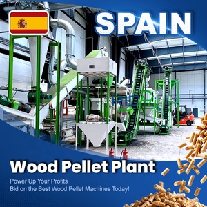 Ligne de production de granulés de bois RICHI 1-20 TPH avec moteur, pompe et engrenages en acier inoxydable, certifiée CE pour l'<span class=keywords><strong>Espagne</strong></span> - Product Image 1