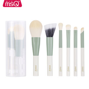 MSQ Lot de 6 pinceaux de maquillage de voyage Mini pinceaux de maquillage professionnels pour le visage de haute qualité - Product Image 2
