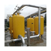 Nouveau système de biodigesteur anaérobie JCWY 5000 M3 CSTR avec pompe, moteur et engin pour l'élevage porcin