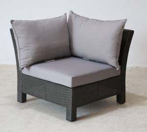Ensemble de mobilier d'extérieur moderne Sofa sectionnel en <span class=keywords><strong>rotin</strong></span> avec cadre en fer <span class=keywords><strong>Salon</strong></span> patio tout temps pour cour villas Tout en métal - Product Image 1