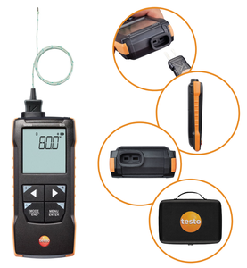 เทอร์โมมิเตอร์ดิจิทัล Testo925ช่องทางเดียว K-Type เครื่องวัดอุณหภูมิ ABS เชื่อมต่อกับ USB เข้ากับแอพ - Product Image 4