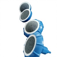 Diffuseur d'air rond en plastique écologique pour poissons et fruits de mer, diffuseur d'oxygène à bulles fines pour l'aération des aquariums