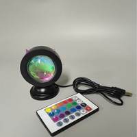 Lampe de table d'ambiance photo RGB mini-coucher de soleil transfrontalière Modèle 01-12 pour fond de diffusion en direct style Instagram