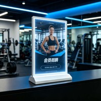 Boîte lumineuse LED ultra-mince pour enseigne promotionnelle de magasin de détail