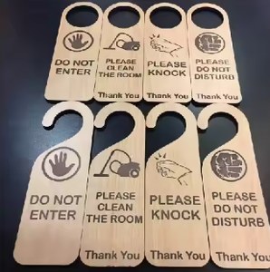 Panneau <span class=keywords><strong>de</strong></span> suspension <span class=keywords><strong>de</strong></span> porte en liège naturel écologique personnalisé Ne pas déranger <span class=keywords><strong>Plaque</strong></span> pour la maison Hôtel Maison Resort Flyer Board - Product Image 6