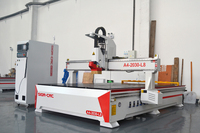 Máquina de Grabado CNC de 3 Ejes de Alta Precisión 2030 con Cambio Automático de Herramienta, Procesamiento Eficiente de Paneles, Router CNC con Motor y Engranajes, Succión al Vacío