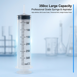 <span class=keywords><strong>Seringue</strong></span> d'Enema pour Animaux de Compagnie de 350 ml, Grande Capacité, Réutilisable, avec Pompe et Échelle de Mesure - Product Image 1