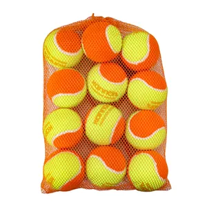 Pelotas de Tenis de Transición para Niños <span class=keywords><strong>KANNON</strong></span>, Color Naranja, Rojo y Verde, con Bolsa de Malla, Paquete de 12, Hechas en China - Product Image 3