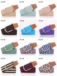 OEM ODM Disponible Moda Durable Personalizar Cinturones Elásticos Trenzados para Hombres y Mujeres - Product Image 6