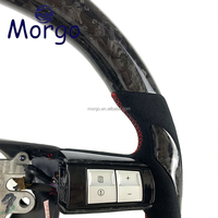 Accessoires d'intérieur Volant de voiture en fibre de carbone forgé à LED personnalisé pour Chrysler 300 300c 300srt SRT8 Charger Challenger