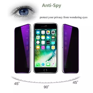 NUOVO 2022 Pellicola Protettiva Anti-Spia in Vetro Temperato Viola Anti-Luce Blu per <span class=keywords><strong>iPhone</strong></span> 14 13 <span class=keywords><strong>12</strong></span> 11 - Product Image 6