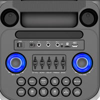 Altavoz Portátil con Micrófono, Altavoz Inalámbrico BT, Resistente al Agua, de Plástico, con Micrófono Inalámbrico, Muestra Gratuita