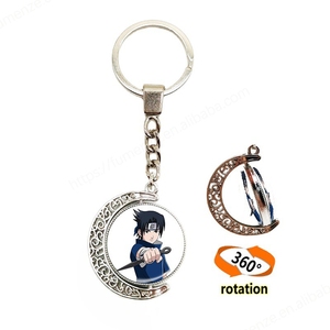 Llavero de Aleación con Colgante Giratorio de Doble Cara de Anime para Hokage, con Piedra Preciosa de Cristal de Uzumaki, Estilo de Dibujos Animados - Product Image 5