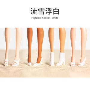 <span class=keywords><strong>Muñeca</strong></span> de Juguete de Plástico en Existencia, Tacones Altos Multicolores, Supermodelo de Moda, Accesorios Usables, Fábrica que Admite Personalización - Product Image 6