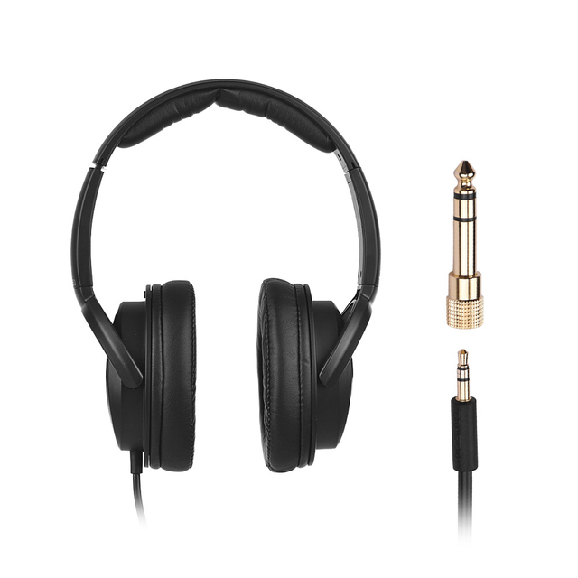 TS-450 Dynamic Stereo Monitor Headphone Over-ear Headset Heavy Bass for Music Recording Monitoring Appreciation Game Pla