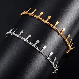 Bracelet tendance en acier inoxydable à maillons pour femmes, bracelet de cheville pour filles, accessoires de fabrication de bijoux DIY - Product Image 3