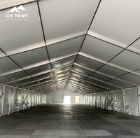 Tente Industrielle Sur Mesure en Aluminium, Chapiteau Permanent Extérieur, Atelier, Bâche PVC, Tente de Stockage d'Entrepôt pour Hangars Industriels