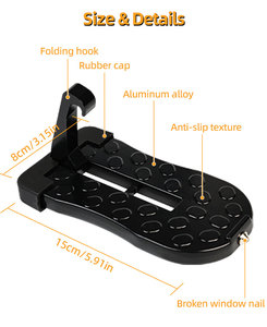 Hot Bán Chất Lượng Cao Abg Hợp Kim Nhôm Xe Roof Rack Bước Đạp Bìa Cao Cấp Chạy Bảng - Product Image 3