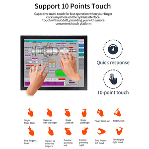 Siêu nhà máy 19 inch cảm ứng màn hình Màn hình nhúng phẳng màn hình công nghiệp IP65 điện trở màn hình cảm ứng LCD HDMI Màn hình - Product Image 5