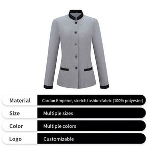 Uniformes de Trabajo Transpirables para Personal de Hotel, Uniformes de Limpieza con Logotipo - Product Image 2