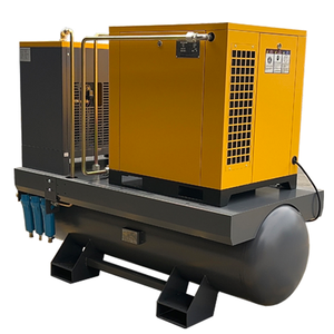Compresor de Aire Industrial Mini de 15kw 20hp 220V Monofásico, Refrigerado por Aire, Tipo Tornillo Rotatorio con Bomba y Motor - Product Image 3