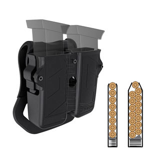 Portacargadores Táctico de Doble Capa de Liberación Rápida para Caza, de Nailon, 9mm 10mm, Directo de Fábrica - Product Image 4