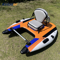 Nouveauté : Bateau de pêche gonflable monoplace en PVC, type Belly Boat