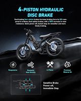 Vélo de Montagne Électrique pour Adulte Pas Cher, 60 Ah, 200 Km, Pneus Larges de 26 Pouces – Entrepôt UE/US