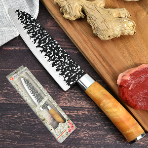 <span class=keywords><strong>Carne</strong></span> Vegetal Fruta Hoja afilada de 7 pulgadas El mejor cuchillo Santoku de chef de cocina <span class=keywords><strong>para</strong></span> el hogar y el restaurante - Product Image 2