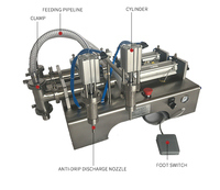 Machine de remplissage semi-automatique pour liquides et eau de 5000 ml