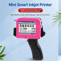 Mini imprimante jet d'encre intelligente, code QR de date de production, machine d'étiquetage portable pour bouteilles en métal et en plastique, cartons 1691