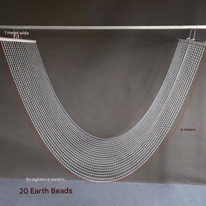 Rideau de perles acryliques suspendues en forme de vague, effet nuage et eau, pour la décoration de plafond de salle de mariage, d'hôtel ou de scène - Product Image 6