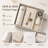 Coffret Cadeau Personnalisé en Acier Inoxydable pour Femme, Boîte Souvenir avec Logo Sérigraphié, Cadeau d'Entreprise Économique pour Employés