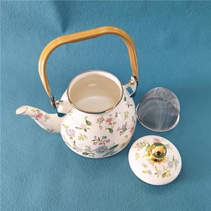 1.2L 2.0L men ấm trà Ấm đun nước tráng men rim còi emaye emaille đầy màu sắc màu đỏ màu xanh ollas de peltre <span class=keywords><strong>Avon</strong></span> đầy đủ đề can không gỉ - Product Image 6