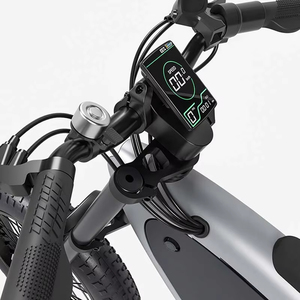 Vélo électrique tout-terrain pour adultes, 36V, longue autonomie, fourches de descente, suspension, pneus larges, vélo de montagne électrique - Product Image 3